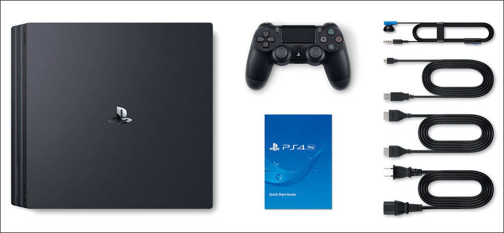 Комплектация Sony PlayStation 4 Pro 1Tb Black