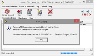 Как установить cisco vpn client на windows 10