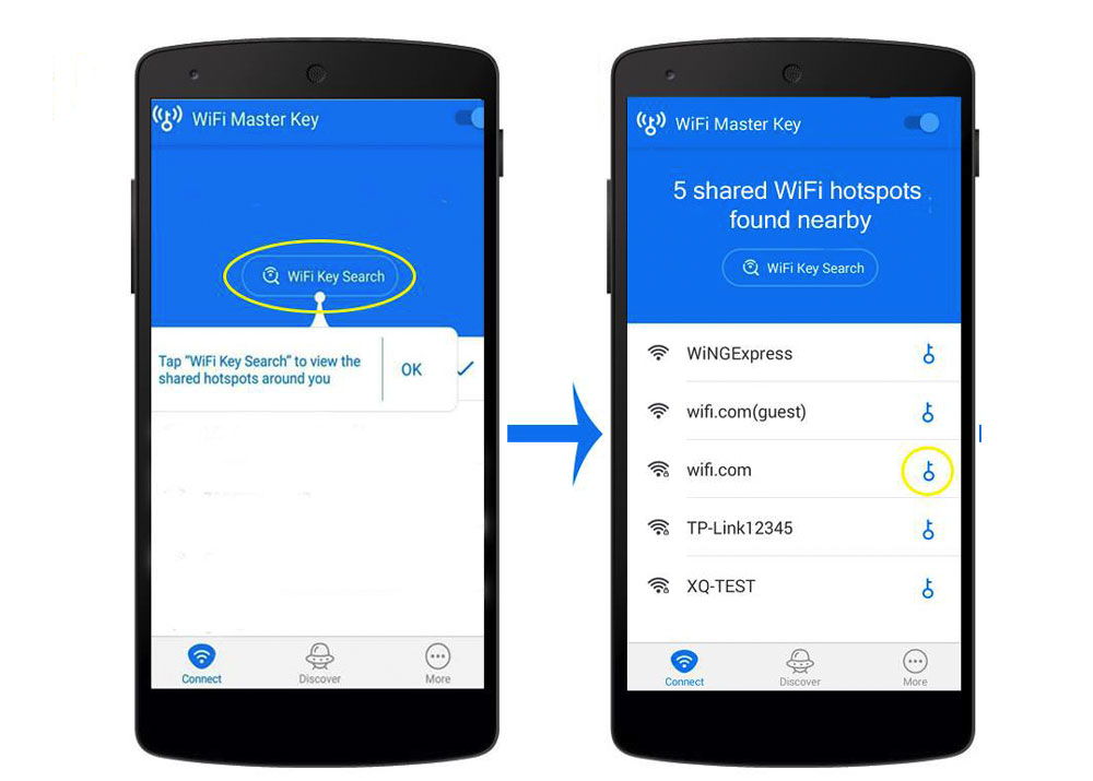 Поиск активных Wi-Fi сетей