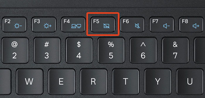 touchpad na noutbuke klaviatura