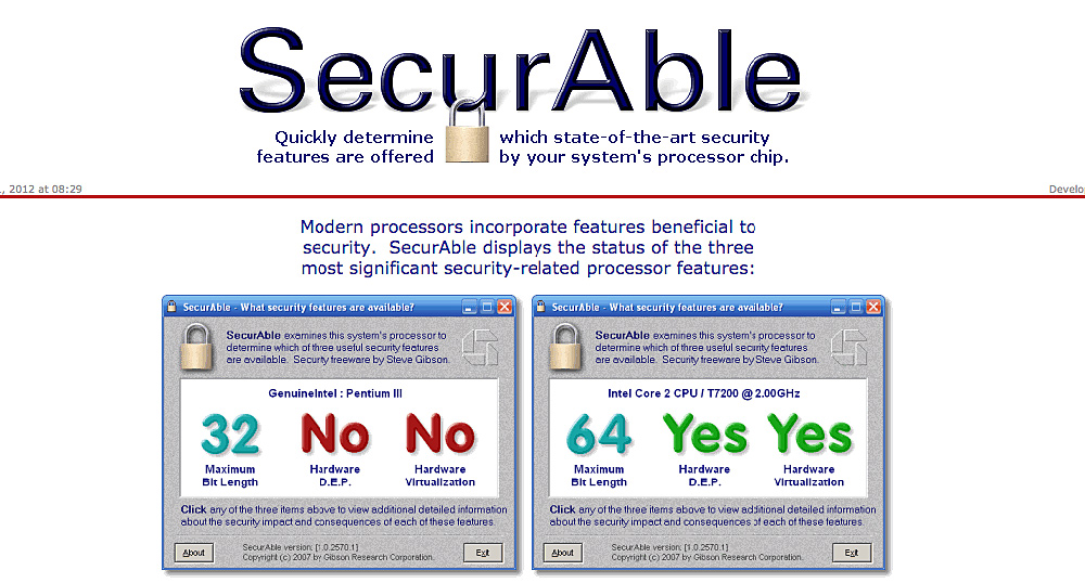 SecurAble оценит возможности процессора