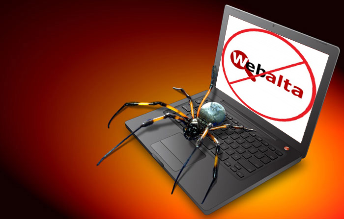 Webalta ноутбук вирус