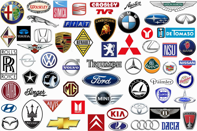 Логотипы автопроизводителей