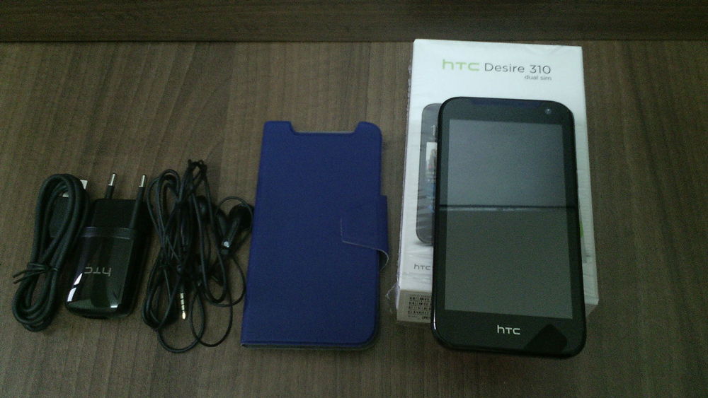 HTC Desire 310 SS с коробкой и наушниками
