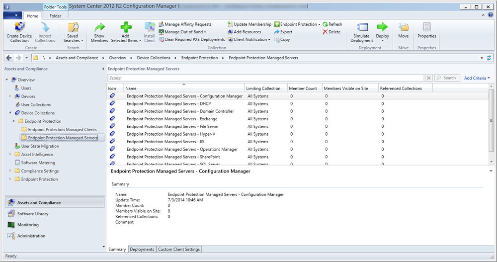 System Center Configuration Manager 2012 r2 скриншот