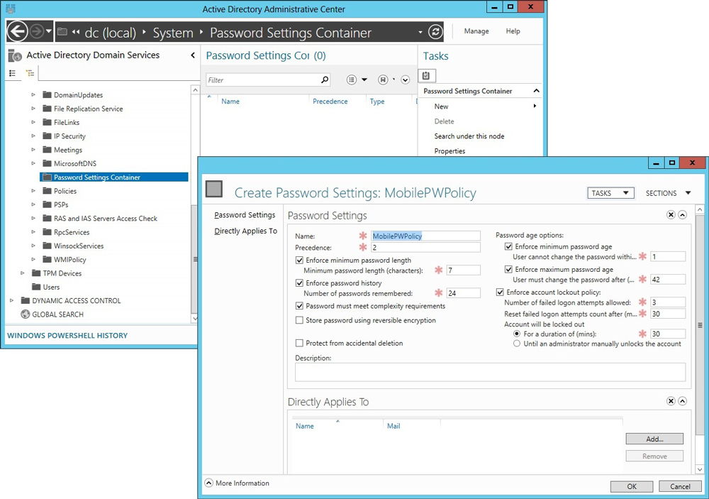 Active Directory на Windows скриншот