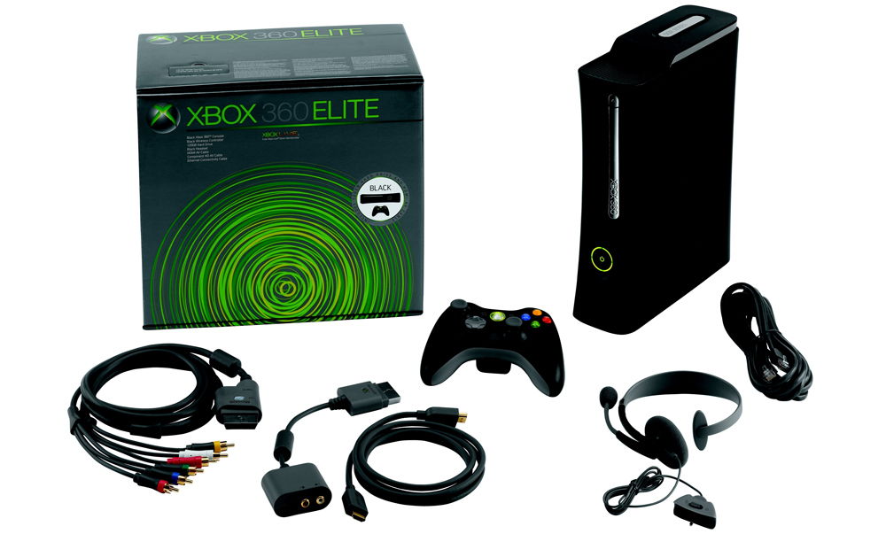 Xbox 360 Elite комплектация