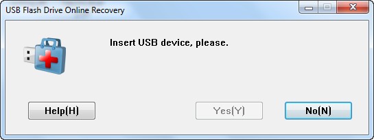 USB Flash Drive Online Recovery