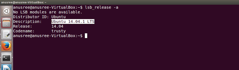 lsb_release версия Ubuntu