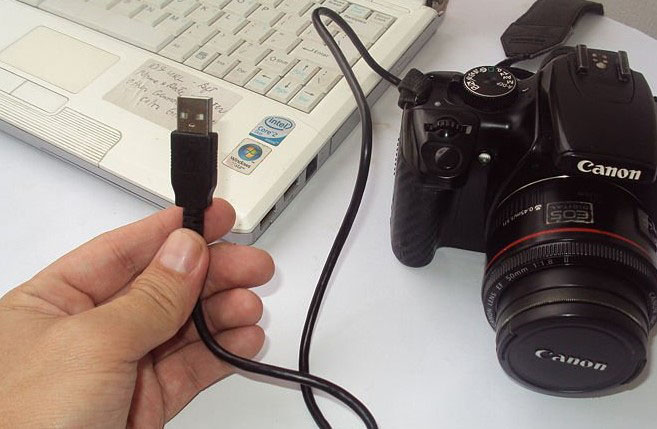 Подключение через USB-кабель
