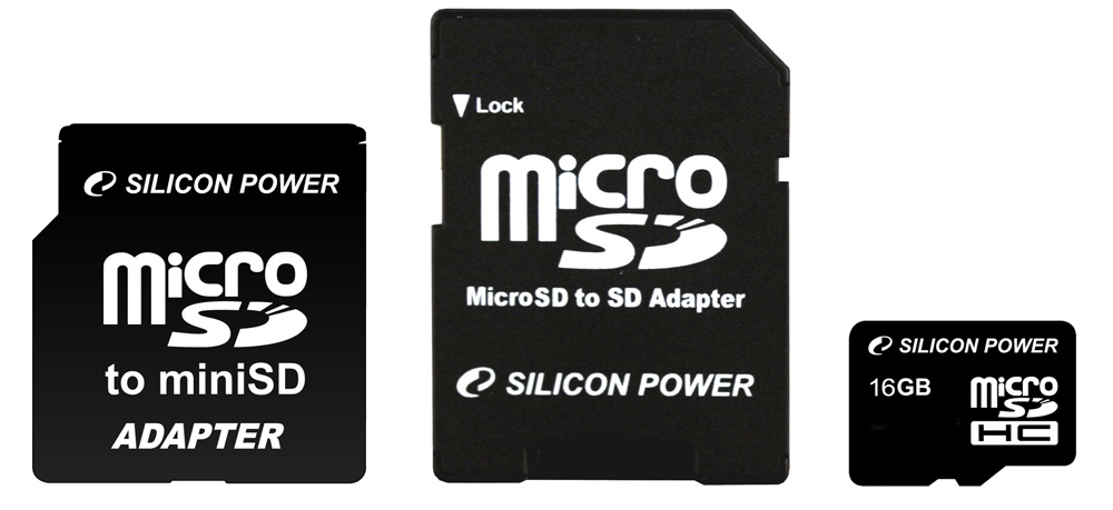 SDHC, miniSD и microSD