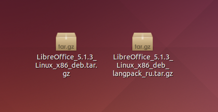 Как установить LibreOffice в Ubuntu из deb файлов