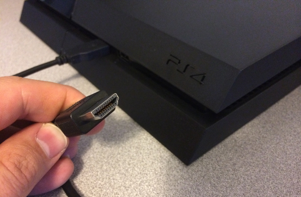 Подключение PS4 через HDMI