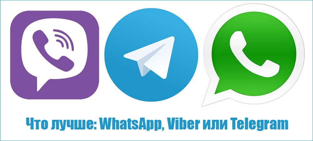 Какой мессенджер лучше: WhatsApp, Viber или Telegram