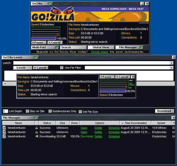 GoZilla Интеграция браузера