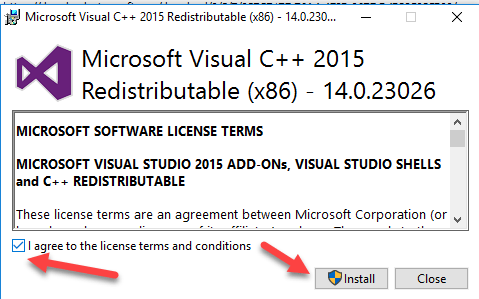 Microsoft Visual C ++ 2012 Redistributable