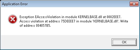 Ошибка KernelBase.dll
