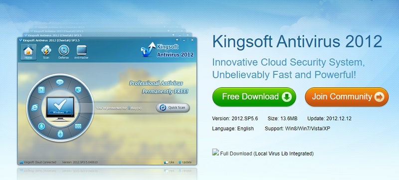 Скачивание Kingsoft Antivirus