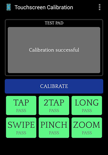 Touchscreen Calibration на андроид