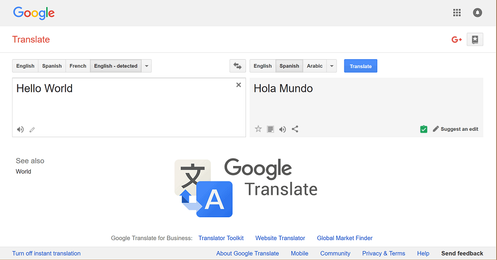 Google Translate переводчик