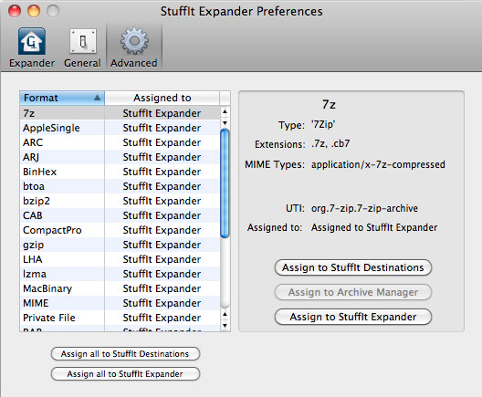 Архиватор Stuffit Expander для MacOS