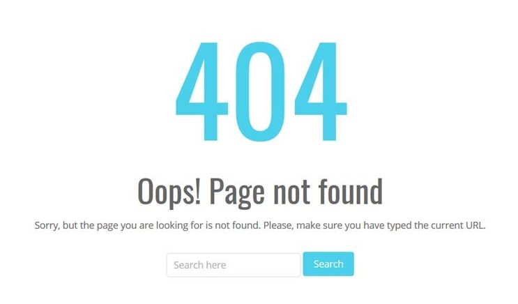 Ошибка 404 Not Found