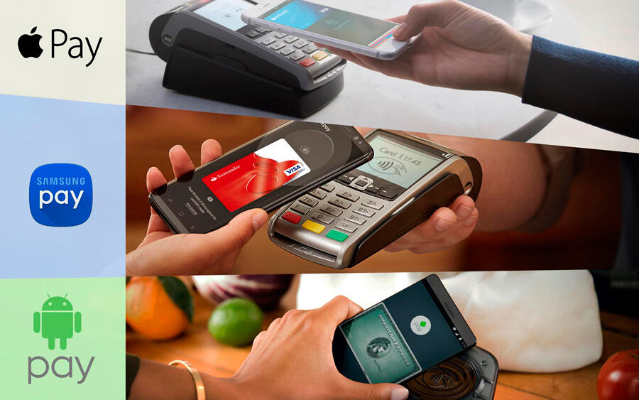 Apple Pay, Samsung Pay и Android Pay