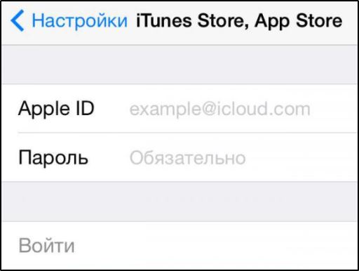 Авторизация в Apple ID