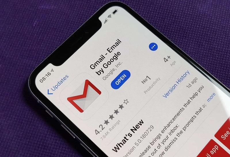 Gmail на iPhone