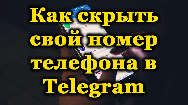 Профиль в приложении Telegram