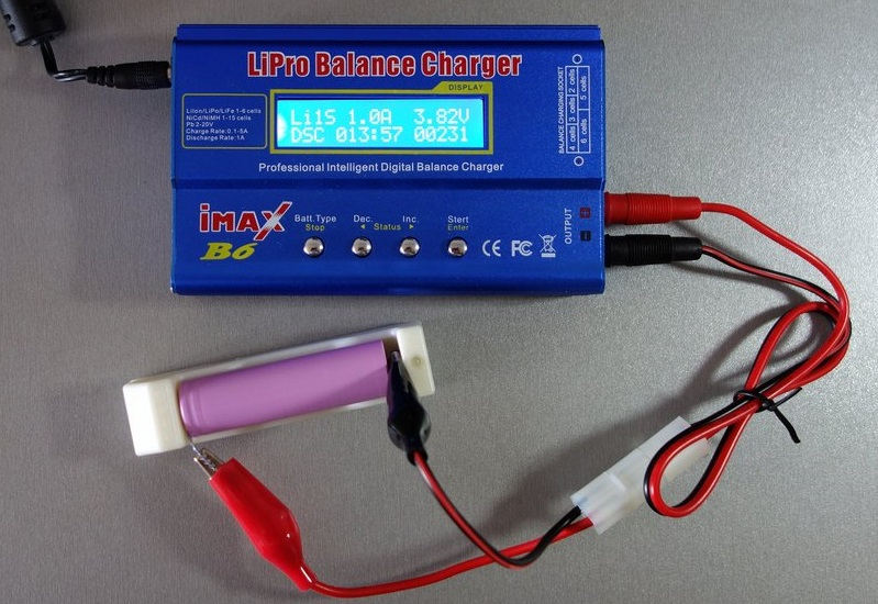 Зарядка аккумулятора при помощи iMax