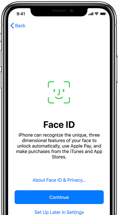 Настройка Face ID