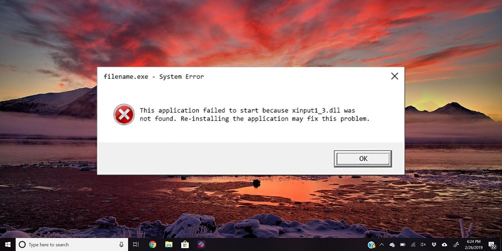 Ошибка Xinput1_3.dll в ОС Windows