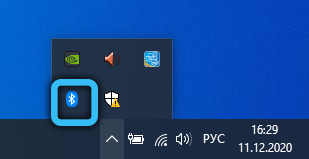 Значок Bluetooth в Windows 10