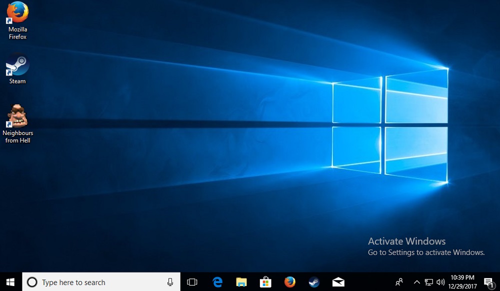 Windows 10 в режиме уведомления