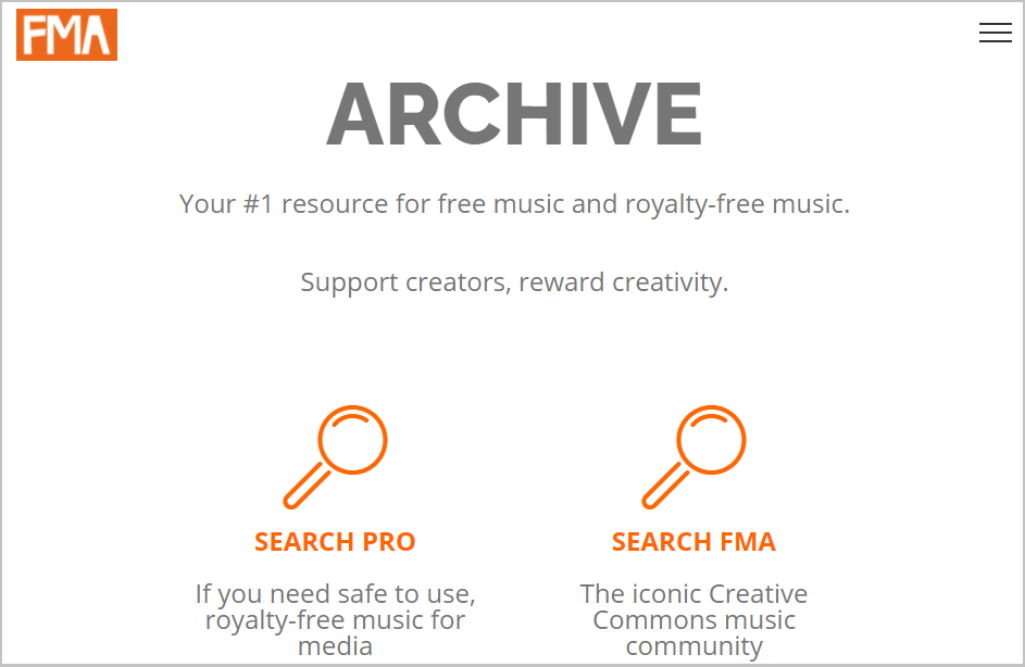 Портал Free Music Archive
