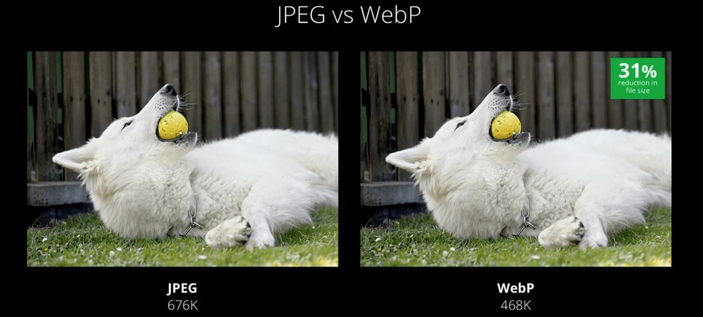 WebP против JPEG