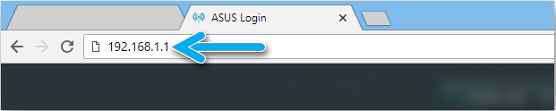 Вход в веб-интерфейс на Asus RT-AC51U