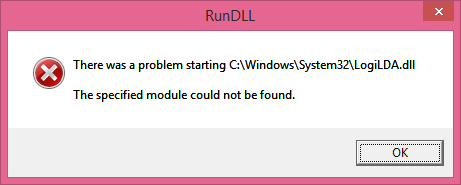 Ошибка LogiLDA.dll в Windows