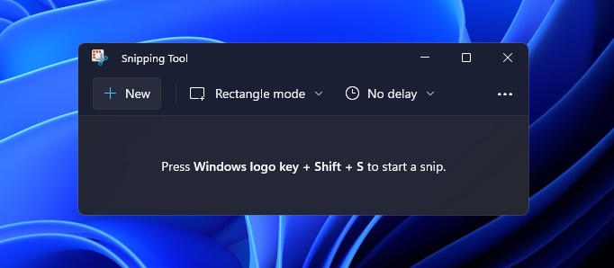 Ножницы в Windows 11