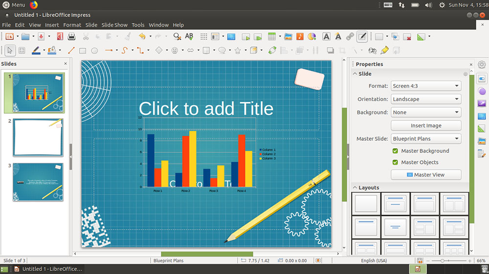 LibreOffice Impress для создания презентаций