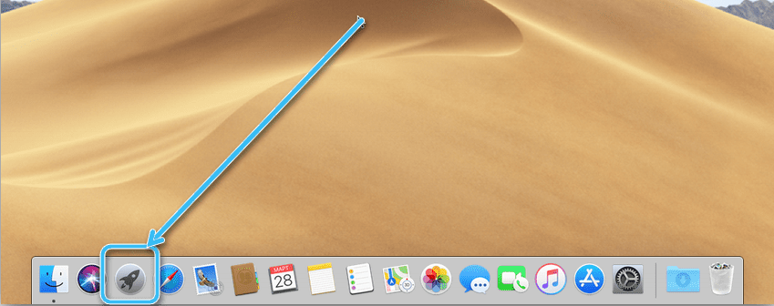 Иконка «Launchpad» в MacOS