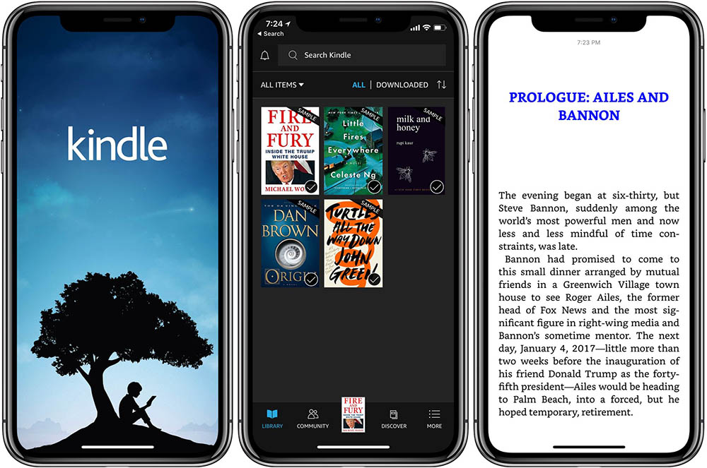 Amazon Kindle для смартфона