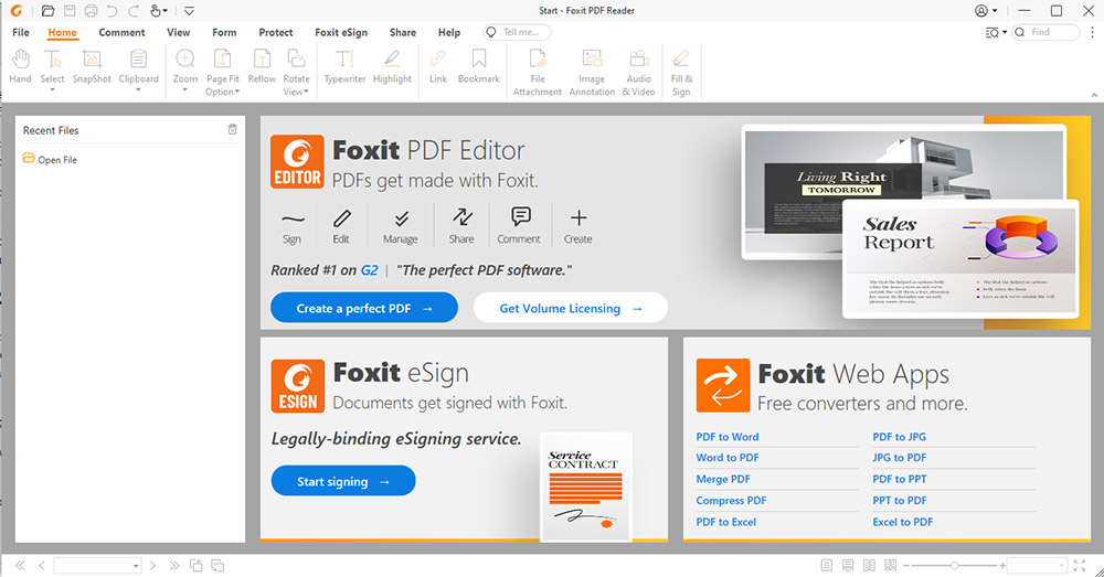Foxit Reader для работы с PDF