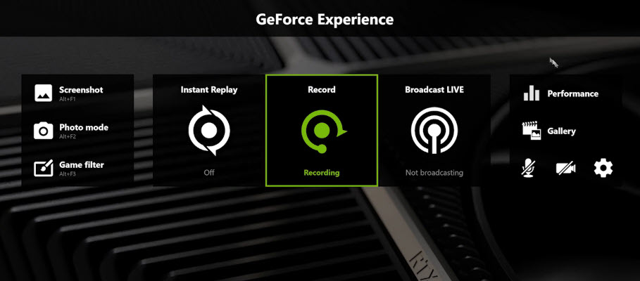 Оверлей в NVidia GeForce Experience