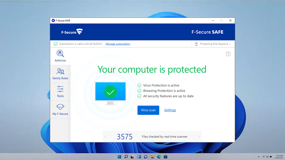 F-Secure SAFE для Windows