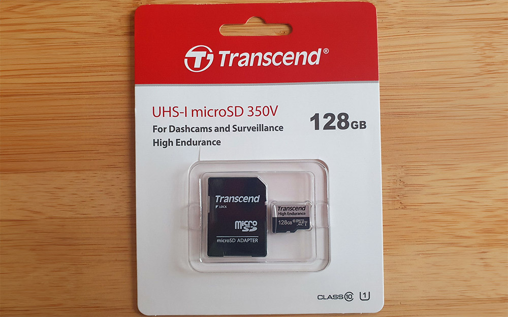 Transcend microSDXC 350V для видеорегистратора